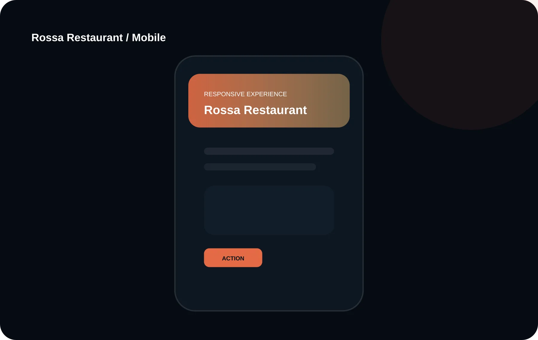 Rossa Restaurant نسخه موبایل