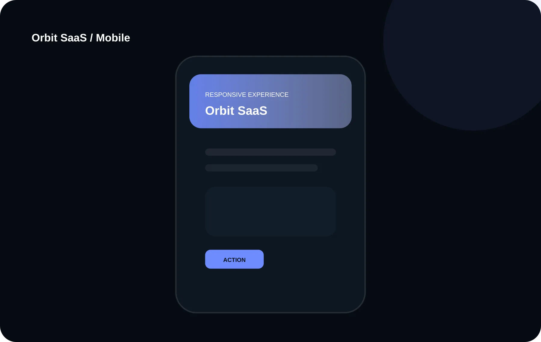 Orbit SaaS نسخه موبایل